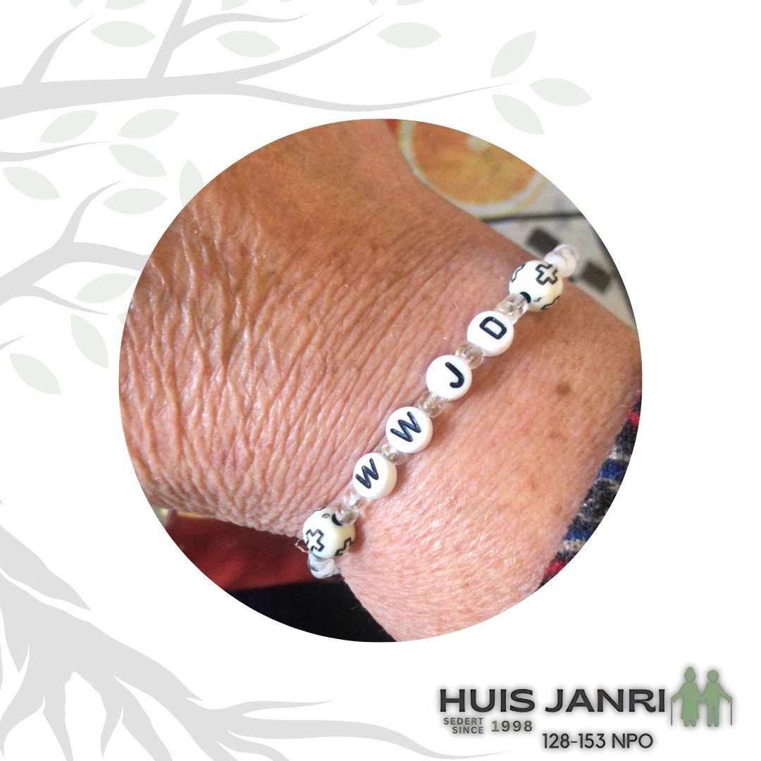 Handmade Beaded WWJD Bracelets